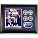 Dallas Cowboys Trio Photomint with Troy Aikman, Emmitt Smith, and Michael Irvin and Silver Coins
