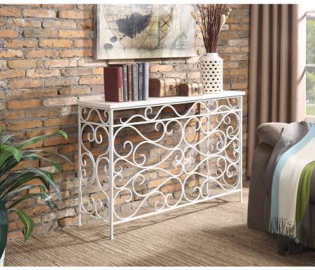 Convenience Concepts Wyoming Metal and Wood Console