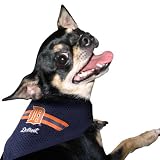 MLB Detroit Tigers Navy Blue Small Pet Bandana (Small/Medium)