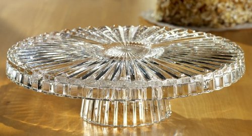 Crystal Clear Alexandria Domed Pie Plate