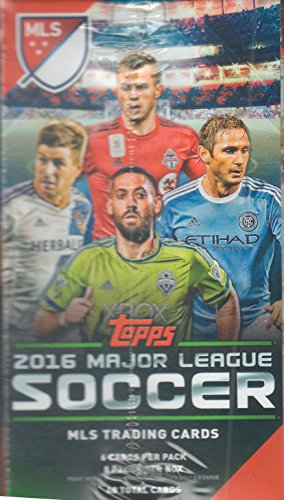 2016-Topps-MLS-Soccer-Unopened-Factory-Sealed-Blaster-Box-of-Packs-with-One-GUARANTEED-Autographed-Card-in-Every-Box