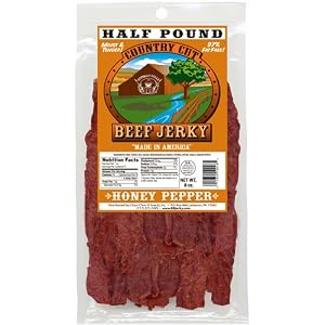 Buffalo Bills 8oz Honey Pepper Country Cut Beef Jerky Pack by Buffalo Bills Premium Snacks