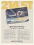 1986 Bell 214ST SAR Search and Rescue Helicopter Print Ad (43002)