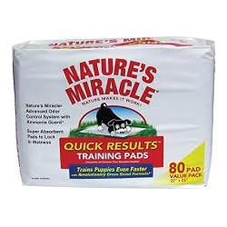 Natures Miracle Quick Results Training Pads, 80 Count
