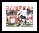 David Beckham England National Team Framed 8x10 Photograph Striking Ball
