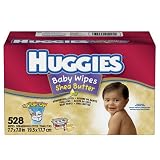 Huggies Baby Wipes in Pop-Up Tub, Shea Butter, 176-Count Tubs (Pack of 3) (528 Wipes)