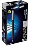 uni-ball Stick Fine Point Roller Ball Pens, 12 Blue Ink Pens(60103)