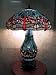 Tiffany-style Dragonfly Lamp with Lighted Base