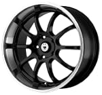 Konig Lightning Gloss Black Wheel wit...