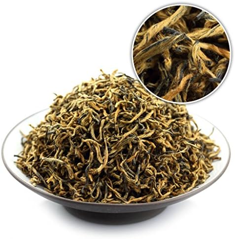 GOARTEA Jinjunmei Black Tea - 50g / 1.76oz Nonpareil Supreme Grade - Fujian Jin Jun Mei Tea - Golden Beautiful Eyebrow Chinese Loose Leaf - Golden Buds