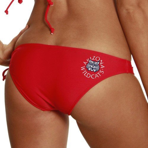 Arizona Wildcats Ladies Cardinal Spring Breaker Bikini Bottom (Medium)
