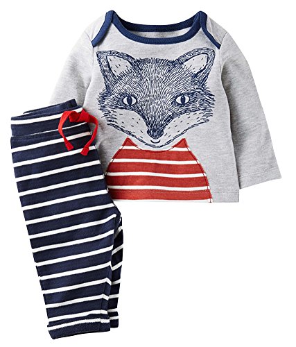 Fiream Boys 2 Piece Cotton Long Sleeve set(2077TZ,4T)