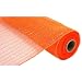 Decorative Metallic Mesh 21 inches x 10 yds ORANGE