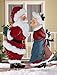 Kissing Clauses Christmas Outdoor Garden Stakes, Mrs. Claus