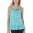 Juniors' Mossimo Supply Co. Printed Top - Turquoise Gingham