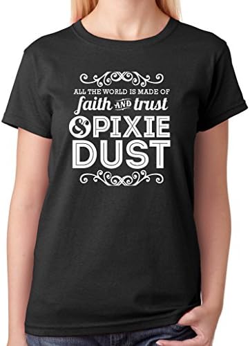Women's Pixie Dust Vintage Tee Shirts All You Need Is Trust Funny Tee Shirts