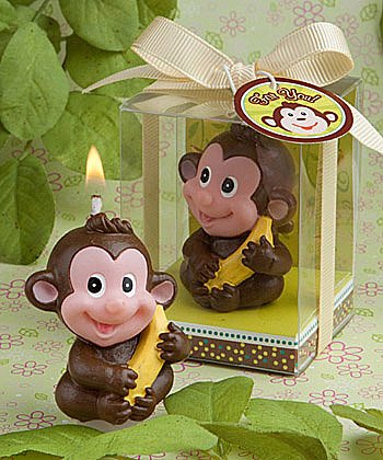 Fashioncraft Adorable Monkey Candle
