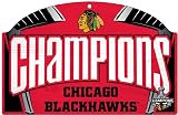 Chicago Blackhawks NHL Stanley Cup Champions Wood Sign