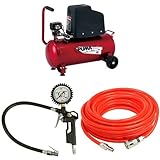 SK11 エアーコンプレッサー SR-102 タンク容量 30L SR-L30MPT-01 (ホース/エアチャックガン)セット