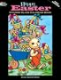 Happy Easter Stained Glass Coloring Book (Holiday Stained Glass Coloring Book)