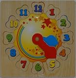 Wooden Toys - Wooden Clock Puzzle