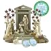 Willow Tree 21 Piece Nativity Set By Susan Lordi (Includes Peace On Earth) with Go Green! Compressed Bamboo Towels