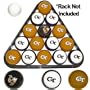 NCAA Georgia Tech Yellow Jackets Billiard Balls