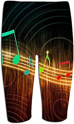 New Arrival Women Custom music note Cropped Leggings