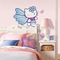 RoomMates RMK1083GM Hello Kitty Peel and Stick Giant Mural