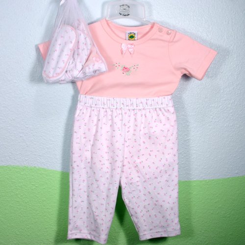 BABY Antique Rose Four Piece Set with booties and hat 51LWYOTDFYL BABY Antique Rose Four Piece Set with booties and hat