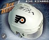 Mike Richards Philadelphia Flyers Autographed/Hand Signed White Mini Helmet