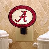 Alabama Crimson Tide Memory Company Art Glass Night Light NCAA College Athletics Fan Shop Sports Team Merchandise