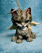 Angel Kitten Christmas Ornament Tiger Stripe Kitty Cat