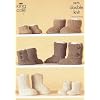 UGG Boots Style Knitting Pattern (Baby - Adult) 3275