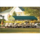 ShelterLogic 10 x 20- Feet Canopy 2- Inch 4-Rib Frame, Green Polyester Cover