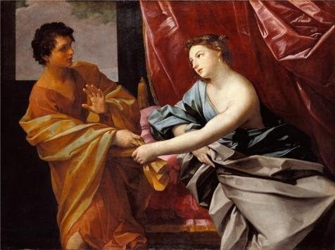 Vintastore Wood Framed Modern Wall Art Decor Joseph And Potiphar S Wife About 1630 By Guido Reni Print On Definition Canvas