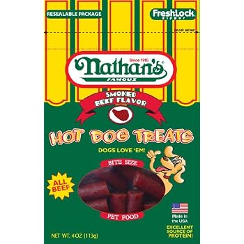 Set A Shopping Price Drop Alert For Nathan's Famous Hot Dog Treats, All Beef, 4-Ounce Ziplock Bags (Pack of 4)