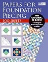 Papers for Foundation Piecing