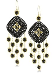 Miguel Ases Multi-Onyx Drop Earrings