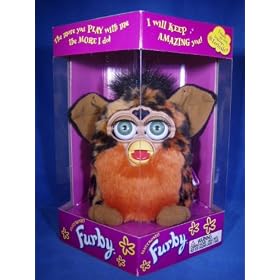 Furby Electronic Orange with Black Spots by Furby