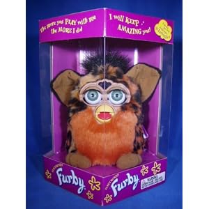 Furby Electronic Orange with Black Spots by 