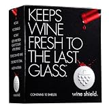 Wine Shield, Ultimate Preserver Keeps Wine Fresh to the Last Glass, Pack of 10