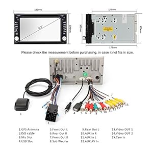Budget  Pumpkin Double Din In Dash Universal Car GPS Sat Nav Navigation 6