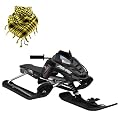 Snow Moto Lenkschlitten Polaris Schlitten Schwarz Outer Edge + 1 x Palituch