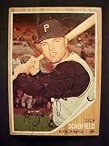 Dick Schofield Pittsburgh Pirates #484 1962 Topps Autographed Baseball Card