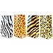 Super Z Outlet Zoo Animal Print Design Pattern Paper Bags for Candy Party Favors, Snacks, Decoration, Children Arts & Crafts, Lunch Picnics, Event Supplies (36 Bags)