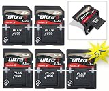 5 Pack SanDisk OEM Super-Speed Ultra II Plus Memory Card with Built In USB Flash Drive - 1 GB - For Camera, Camcorder, Mobile Phones, Gaming Devices, PDA - SDSDPH-1024-901 - Bulk