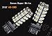 10 X 3157 68-SMD Brake Tail Stop Light Xenon White LED Bulbs T25 3057 3457 4157