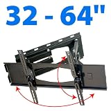 Produkt-Bild: LCD Bargain24 MK05 Wandhalterung Halterung LED Plasma TVs 32 bis 64'' (81-163 cm) - Schwarz schwenkbar und neigbar - Samsung Philips LG Sony Toshiba Panasonic Thomson Acer Medion