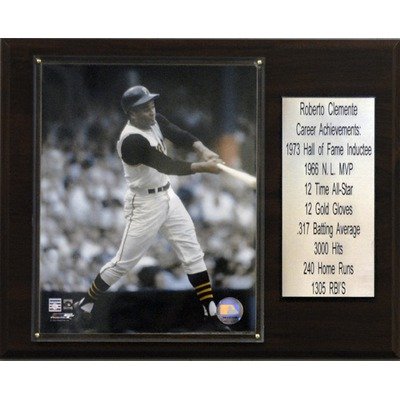 MLB Pittsburgh Pirates Roberto Clemente Career Stat Plaque